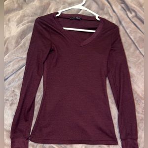 burgundy sweater